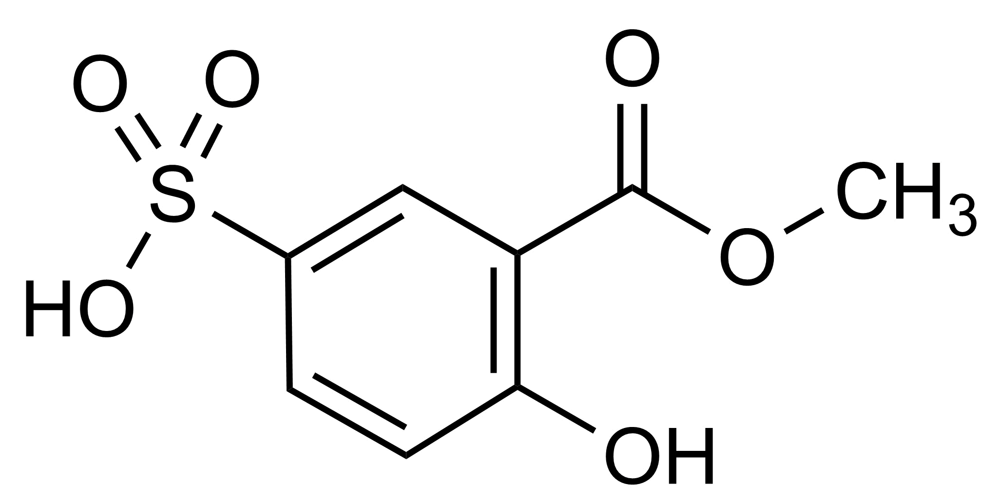 1-Methyl 2-hydroxy-5-sulfobenzoate molecular structure reference standard CAS 92333-05-6