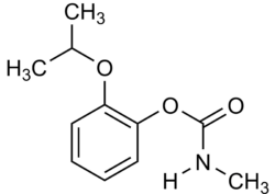 Propoxur molecular structure reference standard 100 µg/ml in ethyl acetate CAS Reg. No. 114-26-1